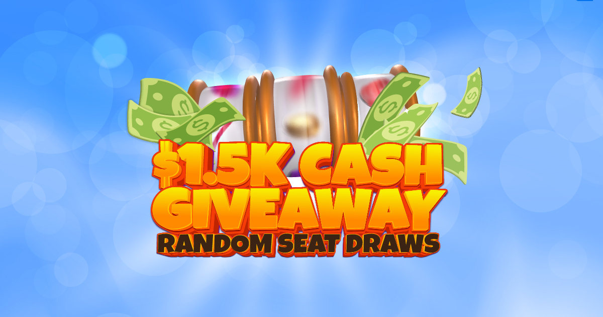 $1.5K Cash Giveaway Random Seat Draws - Chances Maple Ridge
