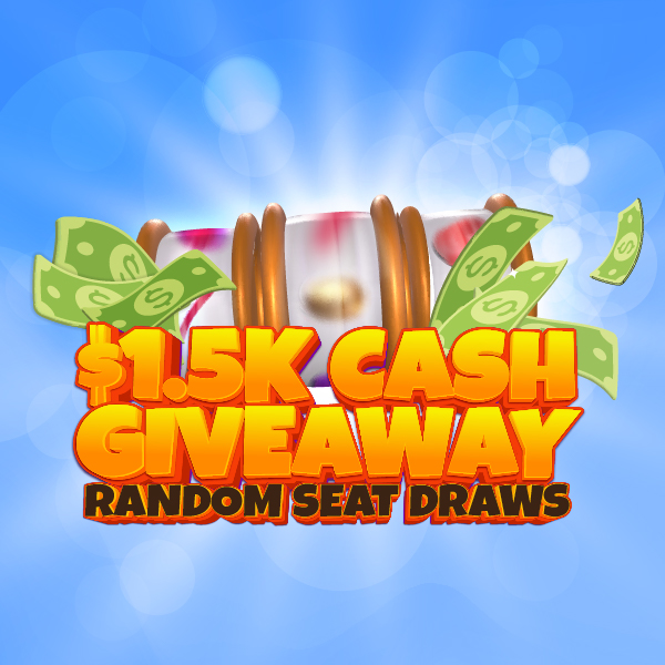 $1.5K Cash Giveaway Random Seat Draws - Chances Maple Ridge